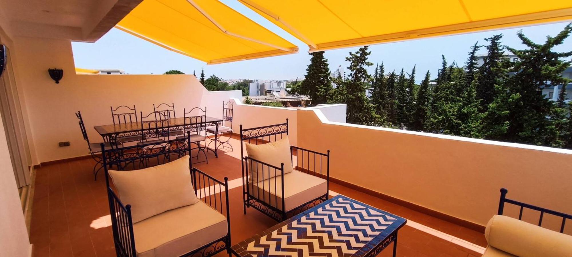 Blue & Yellow Penthouse With Terrace At Balaia Mar Αλμπουφέιρα Εξωτερικό φωτογραφία