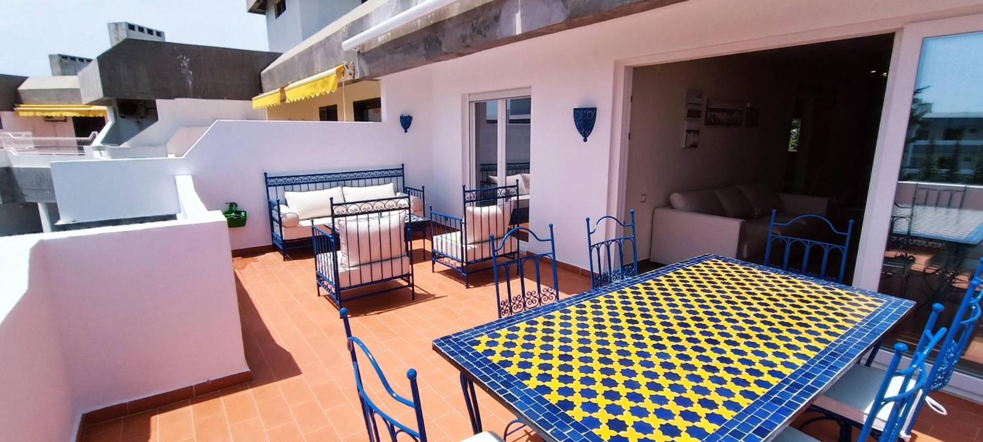 Blue & Yellow Penthouse With Terrace At Balaia Mar Αλμπουφέιρα Εξωτερικό φωτογραφία